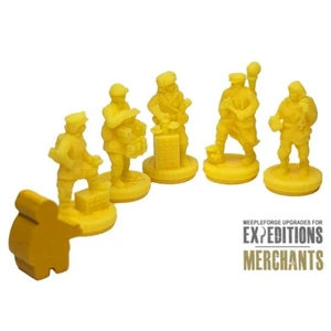 Merchants for Scythe Expeditions - AMARILLO - 10 piezas - Worker Meeples mejorado - Imagen 1 de 11