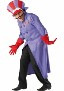 Rubies Official Dick Dastardly Wacky Races Gents Costume Size XL - Picture 1 of 2