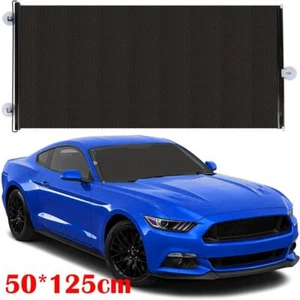 Front Car Retractable Windshield Sun Shade Visor SUV Window Folding Block Cover - Foto 1 di 8