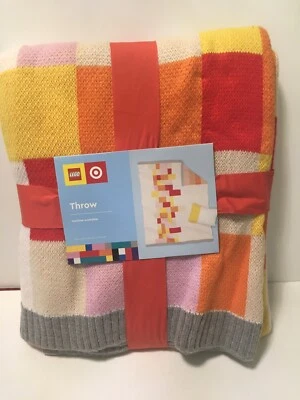 Lego X Target Collection Throw Blanket Color Red Yellow Orange NWT - Image 1 of 4
