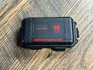 COBRATEC KNIVES CASE PROTECTIVE BOX SNAP HARD SHELL Dust & Water Proof Dry Box - Picture 1 of 3