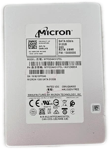 Micron 1300 512GB MTFDDAK512TDL SATA III 2.5" SSD - Picture 1 of 6