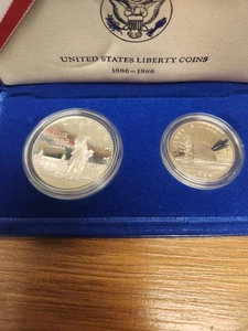 UNITED STATES 1986 S ELLIS ISLAND ONE DOLLAR (PSL037291) - Picture 1 of 4