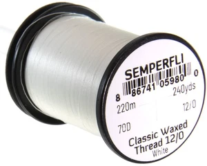 Semperfli Classic Waxed Threads in White - Picture 1 of 2