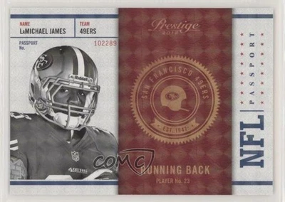 2012 Playoff Prestige NFL Passport Holokote /100 LaMichael James #23 Rookie RC - Image 1 of 2