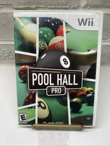 Pool Hall Pro (Nintendo Wii, 2009) Complete In Box Playlogic - Picture 1 of 4