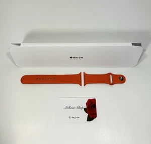 Apple iWatch Hermes Orange Sport Band Strap 44mm Size: M/L - Zdjęcie 1 z 5