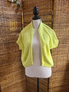 Nuevo con etiquetas Cárdigan Chico's Punto Vertical Bernadette Suéter Suave Lima Talla 1/M $89. - Imagen 1 de 5