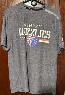 Memphis Grizzlies Blue S/S Tee Fanatics Men's sz L - Image 1 of 4