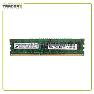 371-4287-01 Sun 2GB PC3-10600 DDR3-1333MHz ECC 1Rx4 Memory MT18JSF25672PZ-1G4 - Picture 1 of 1