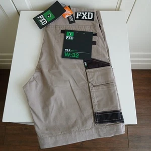 FXD WS 3 Mens Work Shorts. Regular Fit W:32 Khaki - Picture 1 of 6