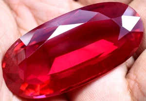 Natural 159.75 Ct Mogok Pink Huge Ruby Sparkling GGL Certified Loose Gemstone - Picture 1 of 9