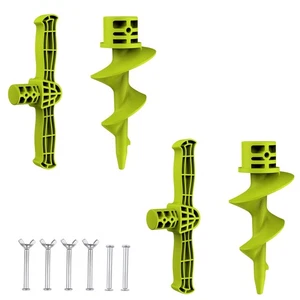 2er Pack Dock Auger Kit, PA66 + 30% GF Griff und Schnecke für PVC Schläuche Sandbar, Fi... - Bild 1 von 7
