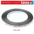 Taśma Tesa 61395 - czarna - 7mm x 25m - oficjalny dostawca Tesa z Wielkiej Brytanii - szybka dostawa