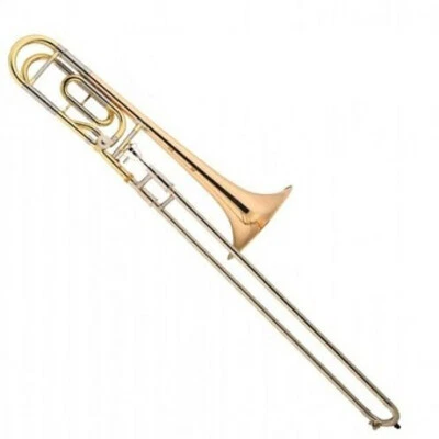 Jupiter TENOR POSAUNE 636RL Bb/F,Goldmessing,+Mundstück+Koffer,kraftvoller SOUND - Bild 1 von 4