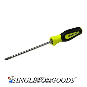 Snap-on Tools NEW SGDP62IRBHV No 2 Phillips Tip YELLOW Soft Grip Screwdriver USA - Picture 1 of 3