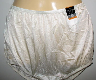 VANITY FAIR - BRAGUITA DE NYLON NUEVA 7/L PERFECTAMENTE TUYA BRILLO #13001 - PANEL DE ENCAJE Foto 1 de 4