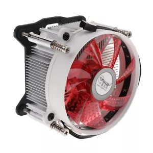 CPU Cooler 90mm 2200 RPM Fan Red LED for Intel LGA1150 LGA1151 LGA1155 LAG1156 - - Afbeelding 1 van 12