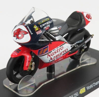 MODELLINO MOTO STATICO  APRILIA RSW 250 - N.46 VALENTINO ROSSI 1998 - SCALA 1/18 - Immagine 1 di 3