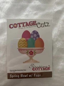 CottageCutz Würfel Spring Bowl mit Eiern CC-568 - Bild 1 von 5