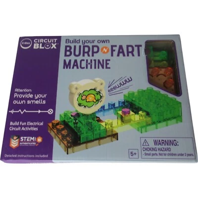E-Blox Building Blocks STEM Circuit Kit Build Your Own Burp Fart Machine DMG PKG - Image 1 of 3
