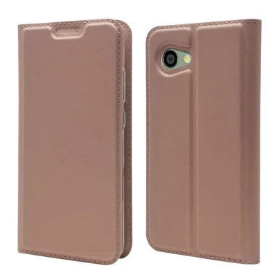 For Sharp R2 Compact Magnetic Leather Flip Wallet Phone Case Protector Cover New - Image 1 of 4