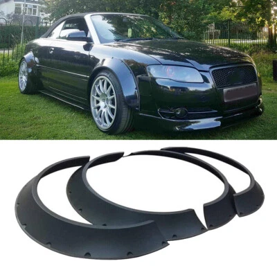 For Audi A4 B7 B8 Car Fender Flares Extra Wide Wheel Arches Kit Protector Cover - Image 1 of 4