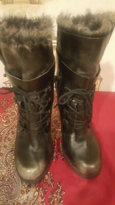 BOTAS VAQUERAS AL TOBILLO MUJER BRONX. BOTA CUERO NEGRO.  Foto 1 de 4