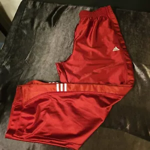 Vintage adidas ‘90s Red Tearaway Track Pant size Large - Picture 1 of 8