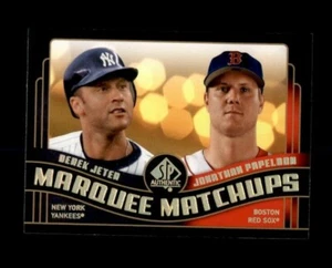 2008 SP Authentic Marquee Matchup #MM33 Derek Jeter/Jonathan Papelbon (re 116739 - Picture 1 of 1