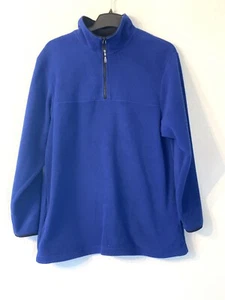 USA Olympic Fleece Long Sleeve Blue Sweater Authentic Apparel - Picture 1 of 5