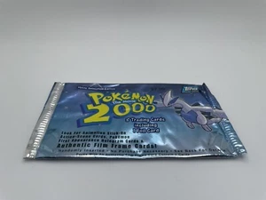 Topps Pokemon 2000 The Movie Empty Booster Pack Lugia #PT79 - Photo 1/3
