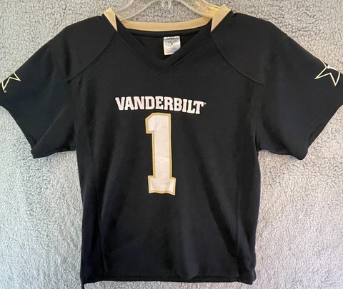 Vanderbilt Commodores Youth Large #1 Football Jerseys Size L (Rivalry Threads) Cover