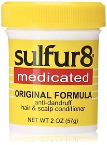 Sulfur 8 Medicated Hair & Scalp Conditioner Anti Dandruff Original Formula 2oz - Picture 1 of 1