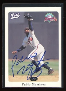 1996 Richmond Braves PABLO MARTINEZ Signed Card autograph auto WORLD SERIES - Picture 1 of 1