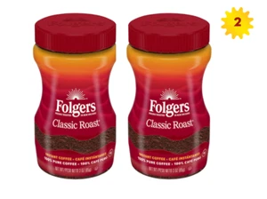 Folgers Classic Roast Instantkaffee, 3 Unzen x 2 Gläser - Bild 1 von 6
