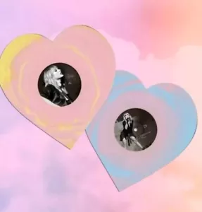 Taylor Swift Lover Live From Paris Heart Shaped Vinyl IN HAND SHIPS TODAY - Picture 1 of 2