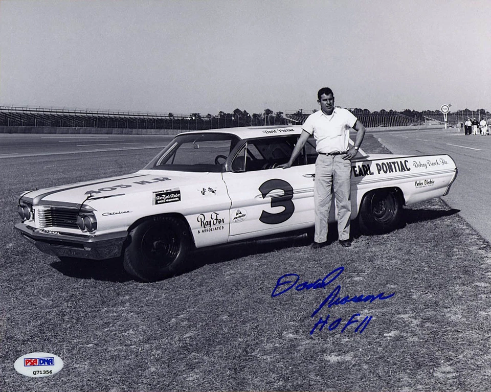 David Pearson SIGNED 8x10 Photo + HOF 2011 NASCAR LEGEND PSA/DNA AUTOGRAPHED - Image 1 of 1