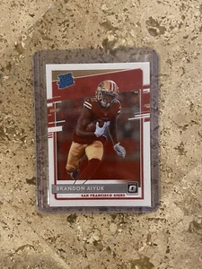 2020 Panini Donruss Optic BRANDON AIYUK Base Rated Rookie RC #169  49ers PWE - Picture 1 of 2