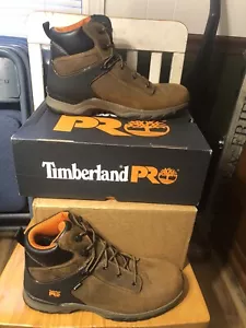 Men's Timberland PRO HYPERCHARGE 6" Soft Toe Work Boots Size 17~ New In Box - Picture 1 of 13