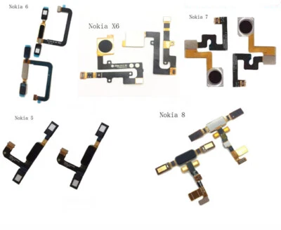 Home Button Fingerprint Sensor Flex Cable Ribbon For Nokia 5 6 8 Plus X5 X6 - Image 1 of 2