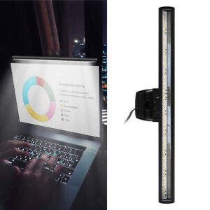 LED Screen Bar Light Computer Monitor Eye-Caring Reading Desk Lamp USB Dimmable