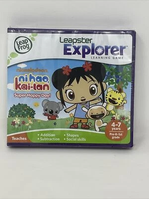 LeapFrog Leapster 2 Learning Game Nickelodeon Ni Hao Kai-lan Super Happy Day - Image 1 of 2