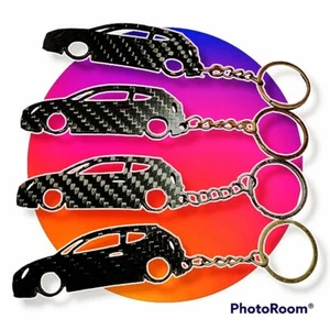PORTACHIAVI IN VERA FIBRA DI CARBONIO PER ALFA ROMEO MITO idea regalo gadget - Foto 1 di 19