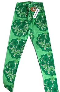 Neu mit Etikett Mini Rodini Mädchen-Leggings Blumenmuster 9-11 Jahre Bio-Baumwolle dehnbar - Bild 1 von 6