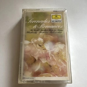 SERENADES & ROMANCES / TCHAIKOVSKY BEETHOVEN BACH CASSETTE ~ DEUTSCHE GRAMMOPHON - Picture 1 of 3