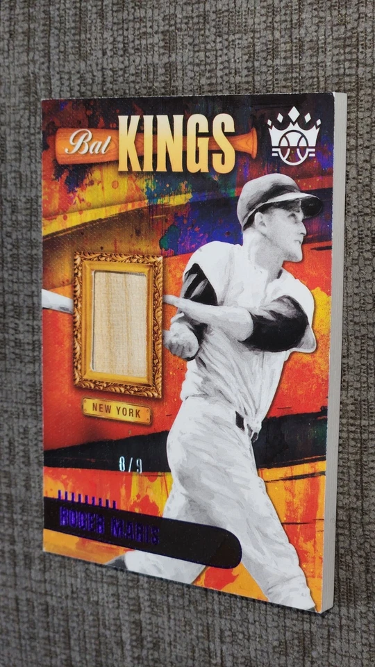 Taco usado 2022 Panini Diamond Kings /9 Bat Kings Roger Maris jogo - Imagem 1 de 3