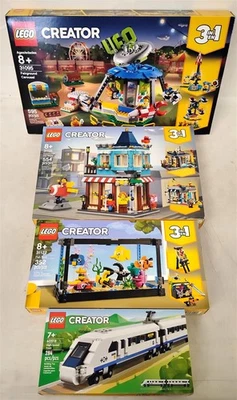 LEGO CREATOR Building Sets Lot of (4) Carousel Toy Store Fish Tank New MIB - Image 1 of 4