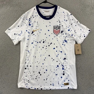 Camiseta de fútbol local Nike 2023/24 de la selección nacional de Estados Unidos para hombre nueva con etiquetas Foto 1 de 4
