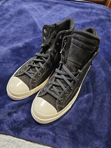 Converse Chuck 70 gepolsterter Kragen hoch eloxierte Metalle schwarz 170266C Gr. 12 Herren - Bild 1 von 7